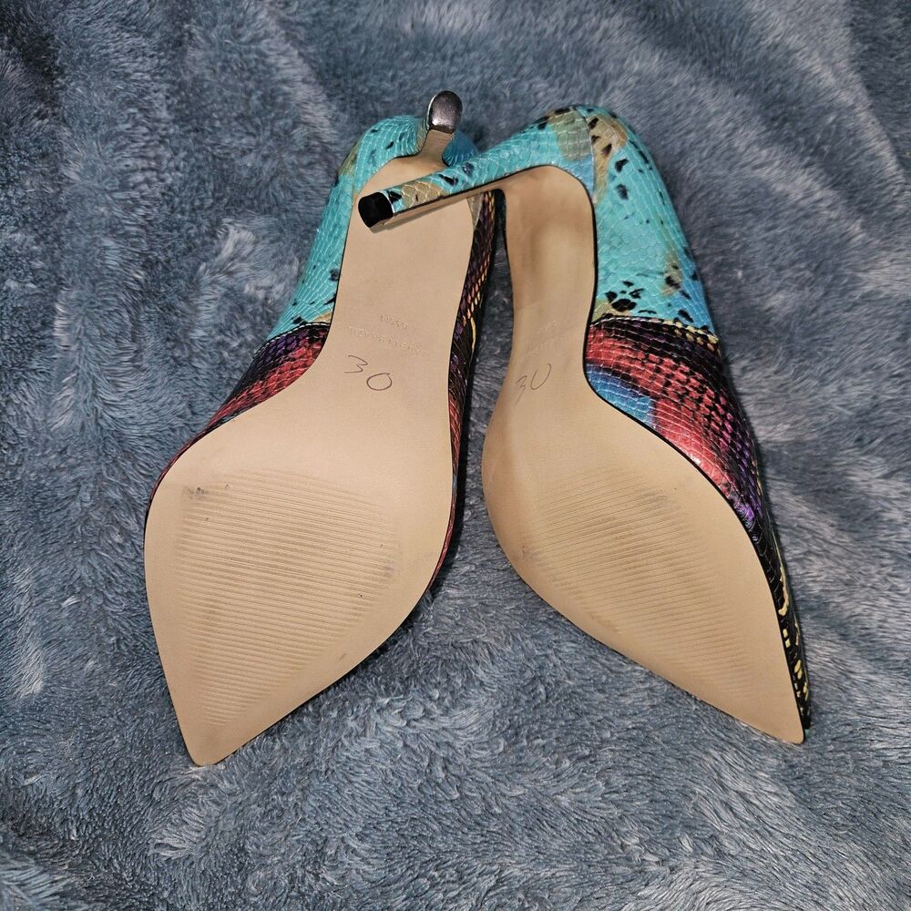 STEVE MADDEN Proto Multi Snake Pointed Pumps Size 6.5M - Picture 6 of 7